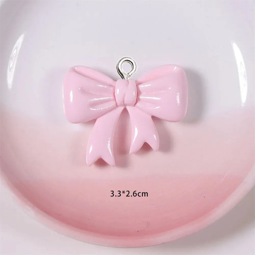 Resin Art Diy Kit - 10 Pieces Candy Color Bow Resin
