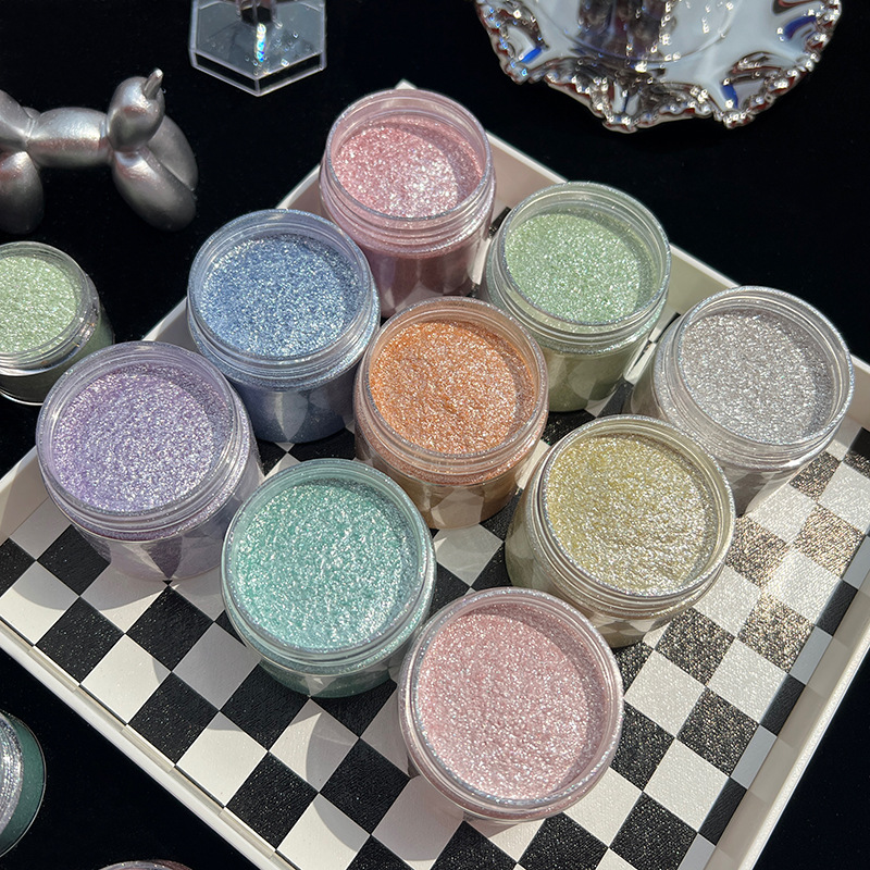 Glitter Powder Resin - Mermaid Diamond Glitter Mica Powder, Shiny