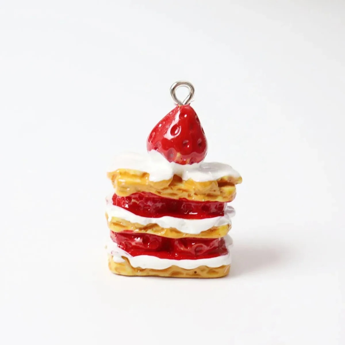 Resin Art Diy Kit - 10 Pieces Mini Simulated Strawberry Cake