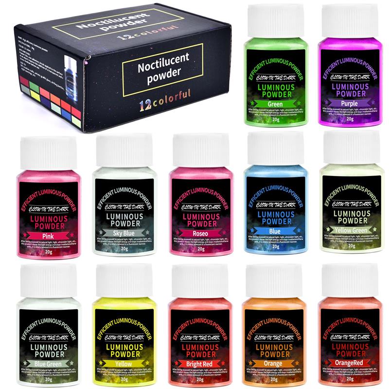 Glitter Powder Resin - Luminous Powder Sets Epoxy Resin Pigment