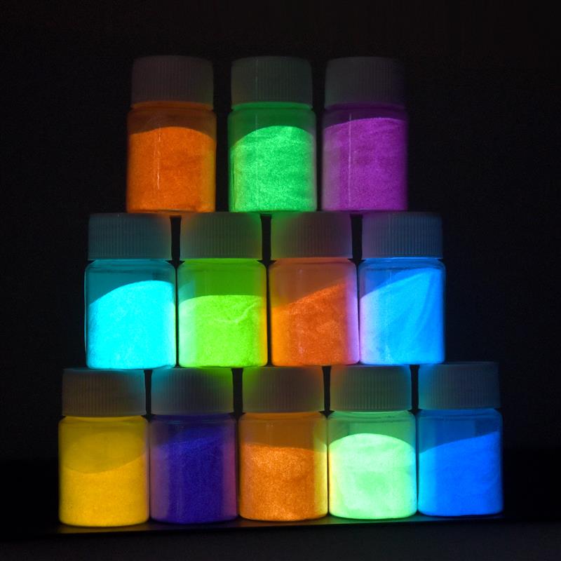 Glitter Powder Resin - 20g/Bottle Luminous Powder Epoxy Resin Pigment