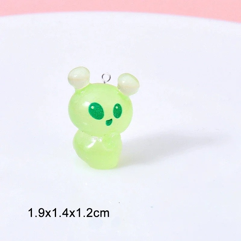 10Pcs Luminous Mini Green Alie - Resin Art Diy Kit 评论和价格