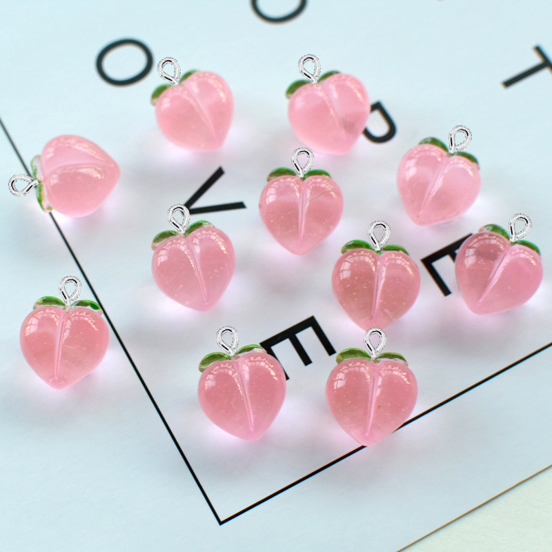 10Pcs New Transparent Peach Fl - Resin Art Diy Kit 评论和价格