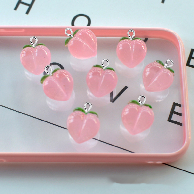 10Pcs New Transparent Peach Fl - Resin Art Diy Kit 评论和价格