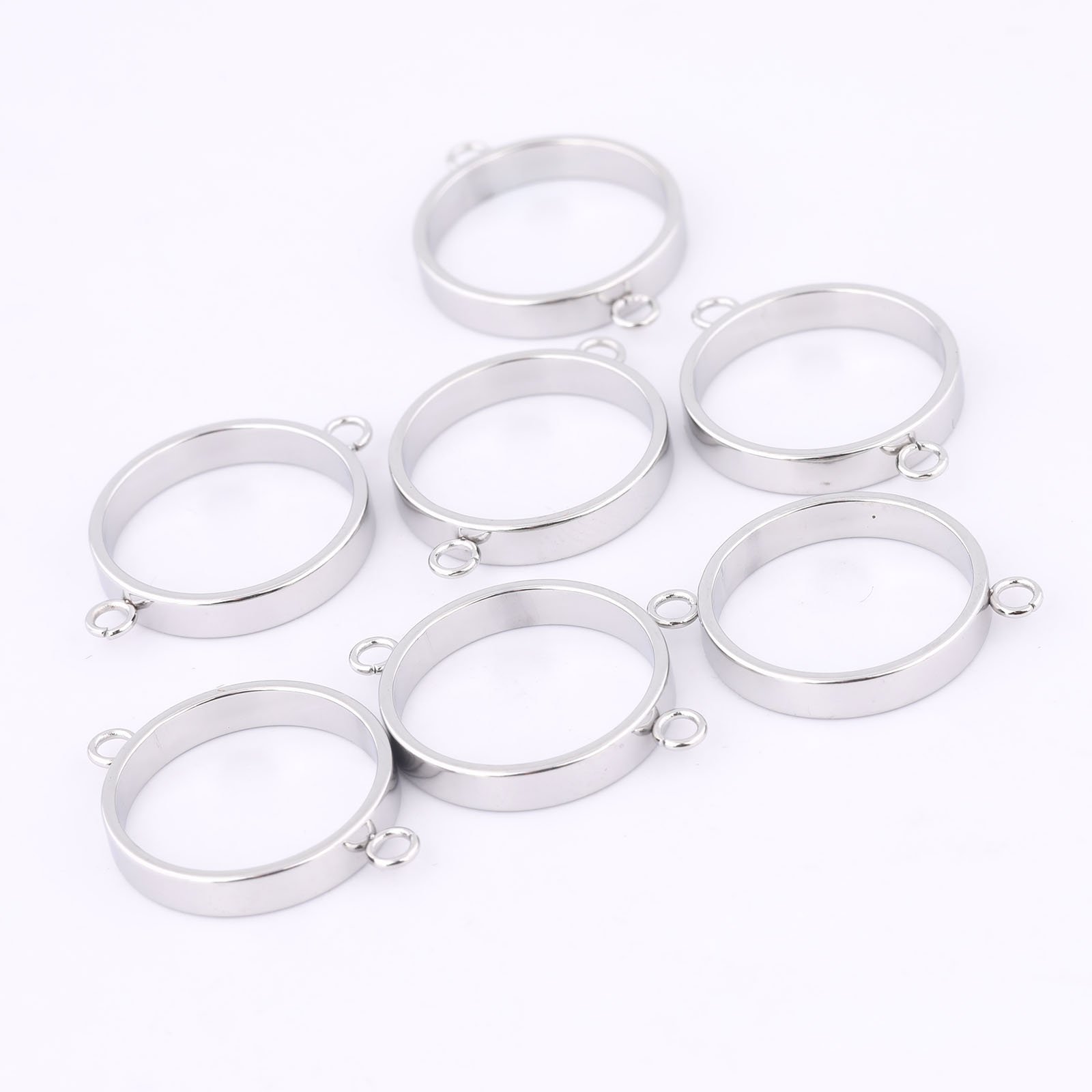 10pcs Stainless Steel 14mm Ope - Resin Art Diy Kit 评论和价格