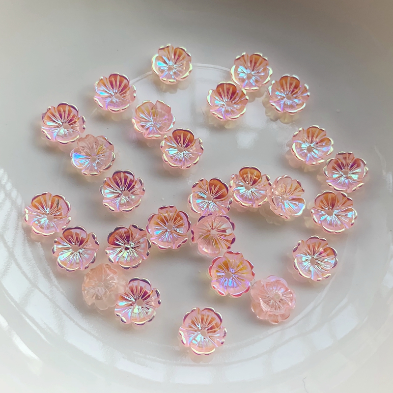 Flowers 8mm Earrings jewelry a - Resin Art Earrings Design 评论和价格