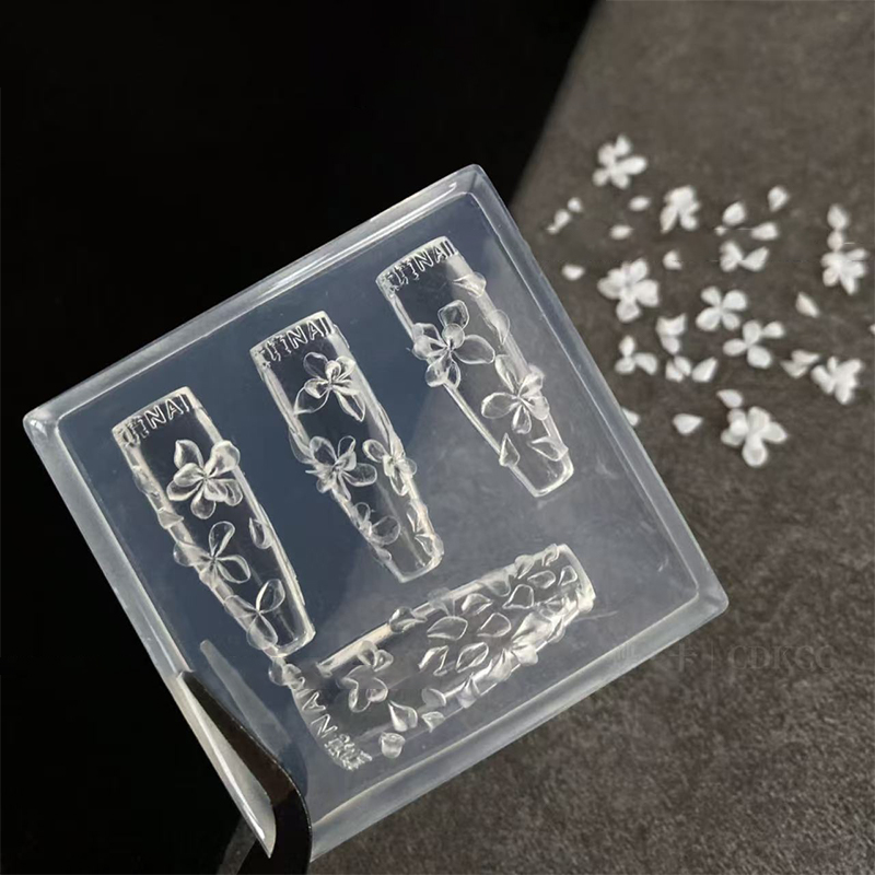 **1PC 3D Flowers Nail Mold DIY - Resin Art Templates Free 评论和价格
