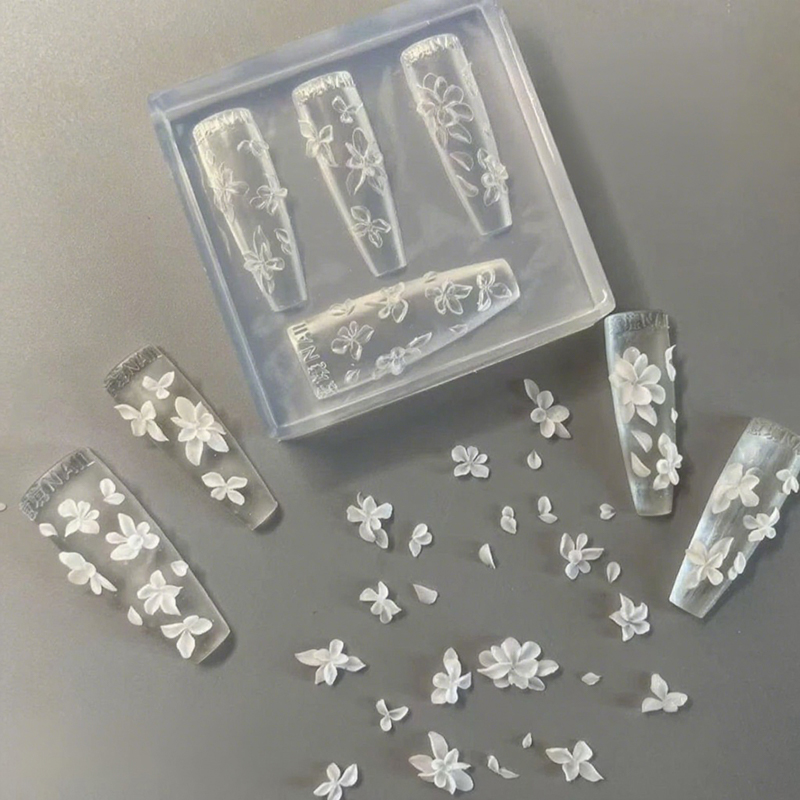 [J] 3D Flowers Nail Mold DIY S - Resin Art Templates Free 评论和价格