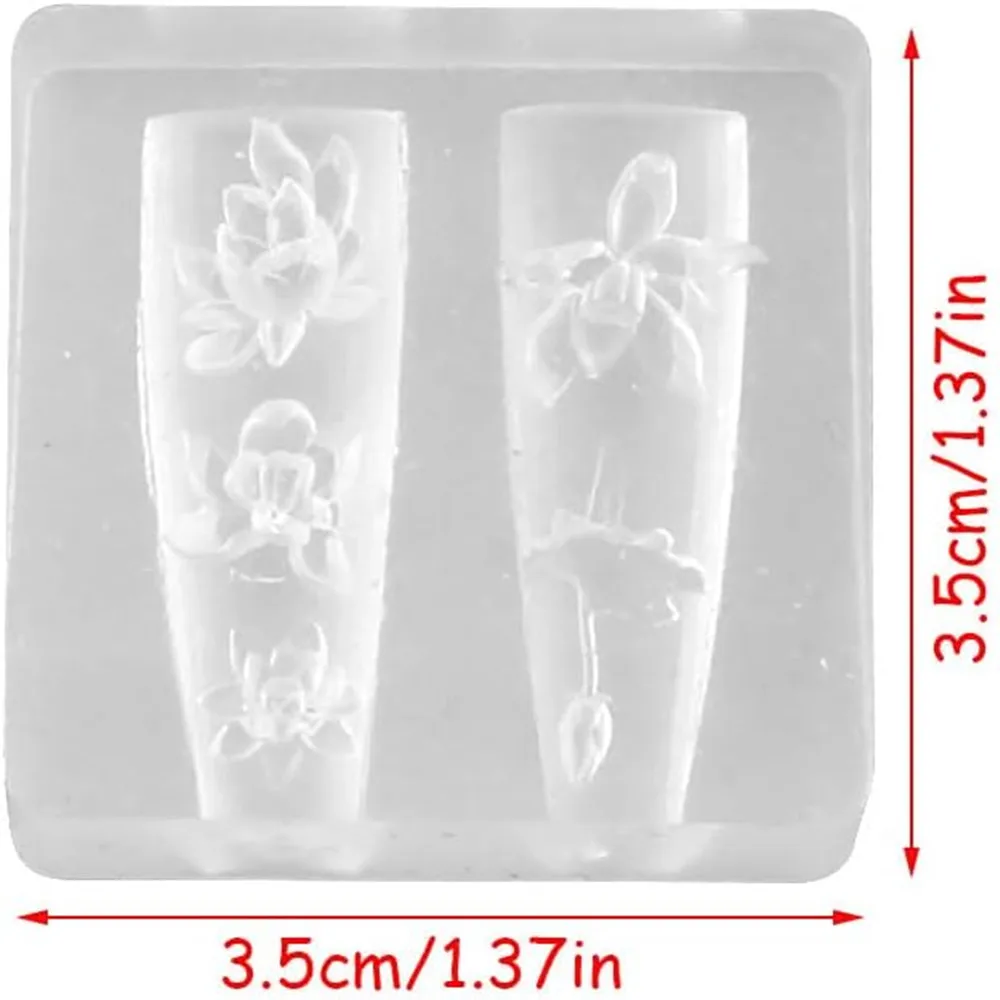 3D thorns Nail Design Silicone - Resin Art Templates Free 评论和价格