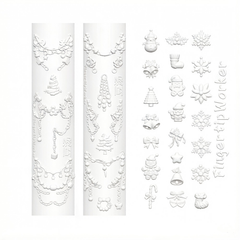 Christmas 3D Silicone Mold for - Resin Art Templates Free 评论和价格