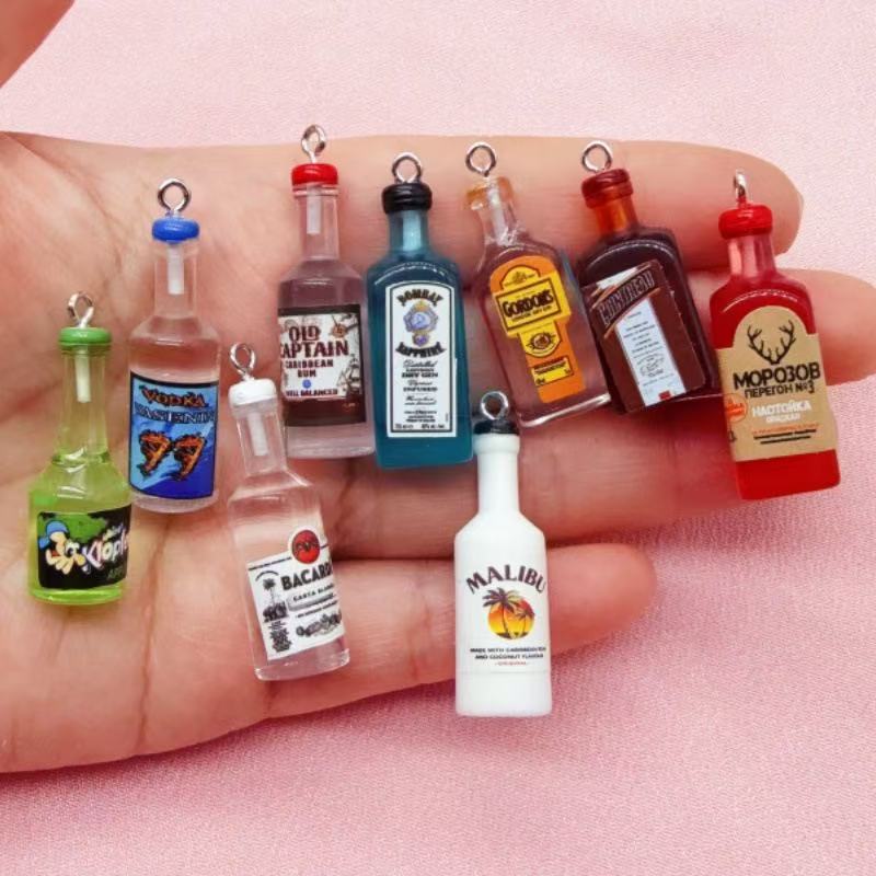 11pcs Mini Simulation Resin 3D - Resin Art Earrings 评论和价格