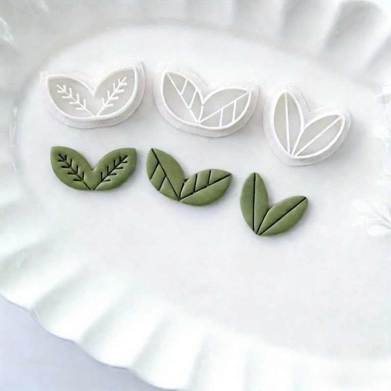 8Pcs Floral Leaf Polymer Clay  - Resin Art Diy Kit 评论和价格