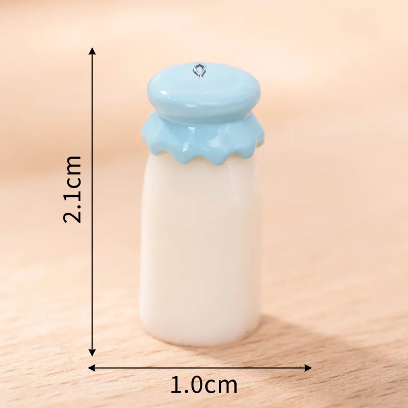 10Pcs Mini Milk Bottle Resin C - Resin Art Diy Kit 评论和价格