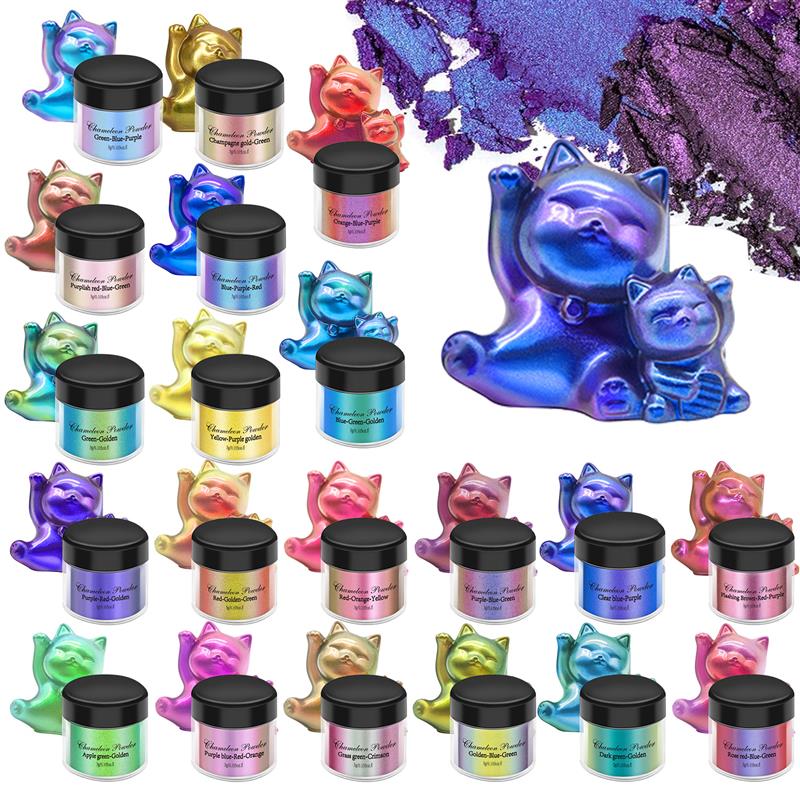 3g Mirror Chameleons Resin Pig - Glitter Powder Resin 评论和价格
