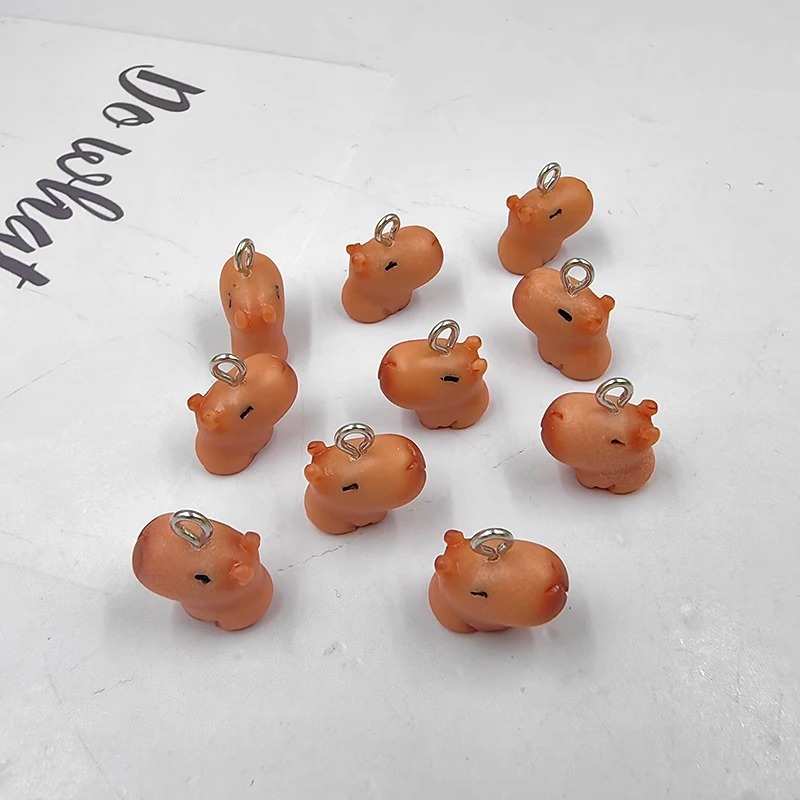 10pcs Cute Small Capybara Char - Resin Art Diy Kit 评论和价格