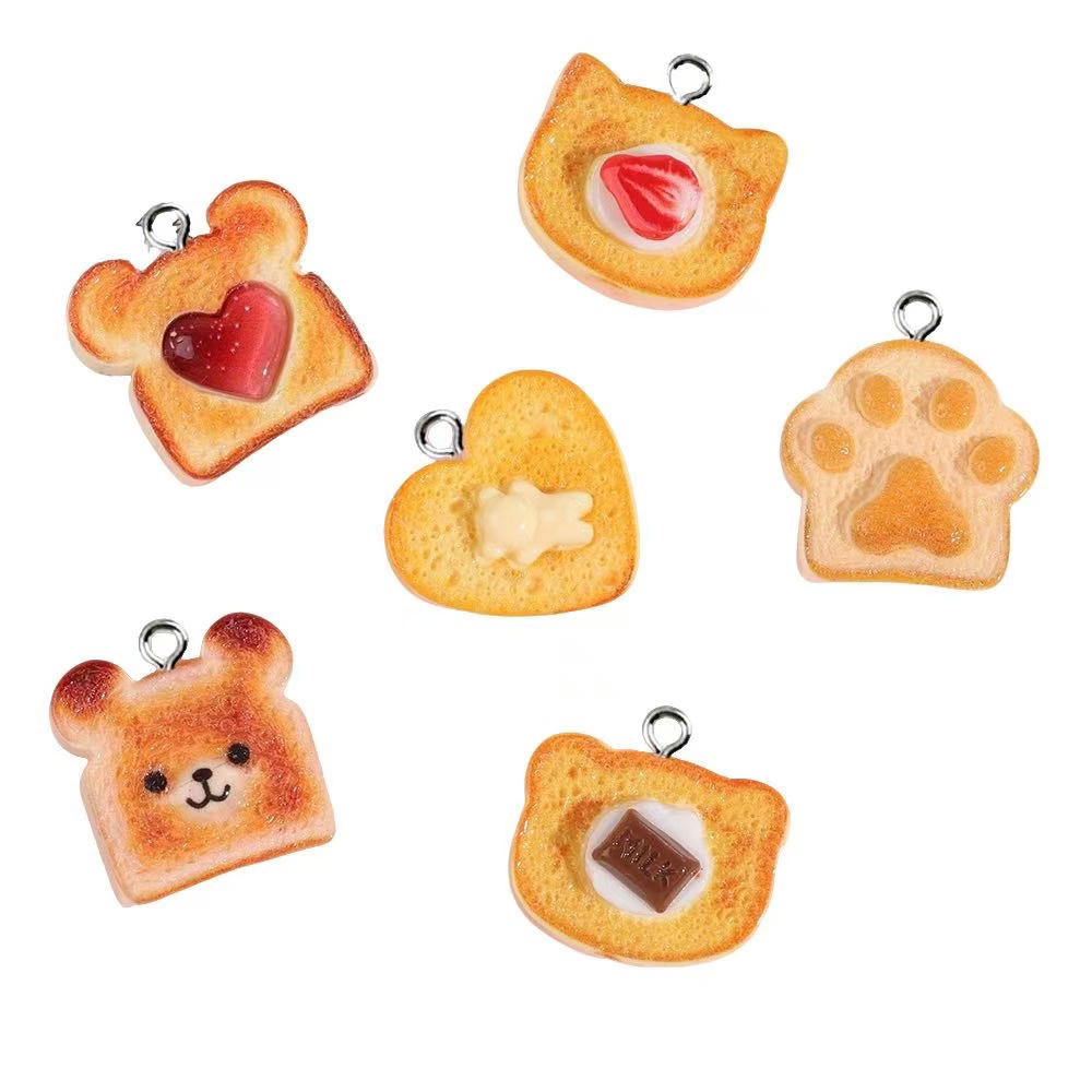 10pcs Heart Bear Cat Animal Sh - Resin Art Earrings 评论和价格