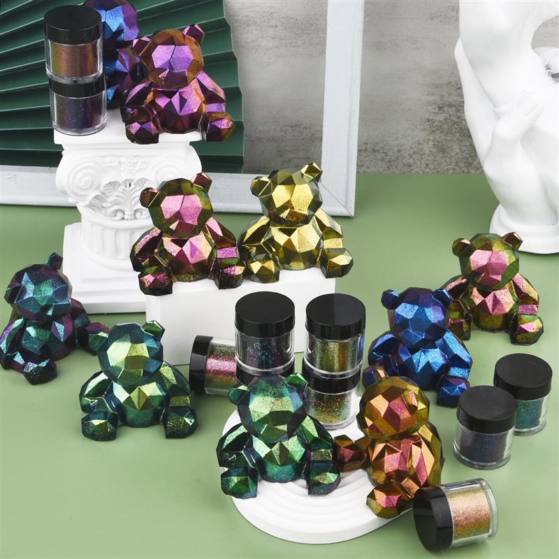 Mirror Chameleons Resin Pigmen - Glitter Powder Resin 评论和价格