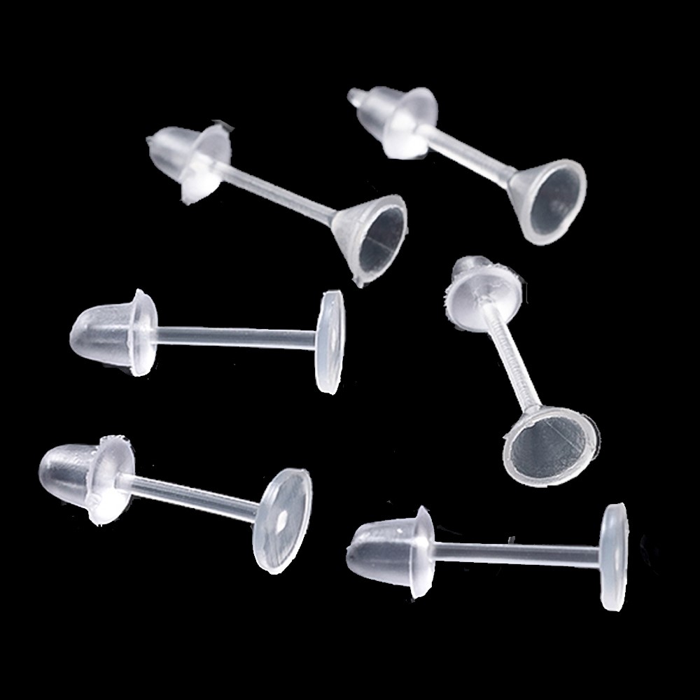 100pcs White Hypoallergenic Ea - Resin Art Earrings 评论和价格