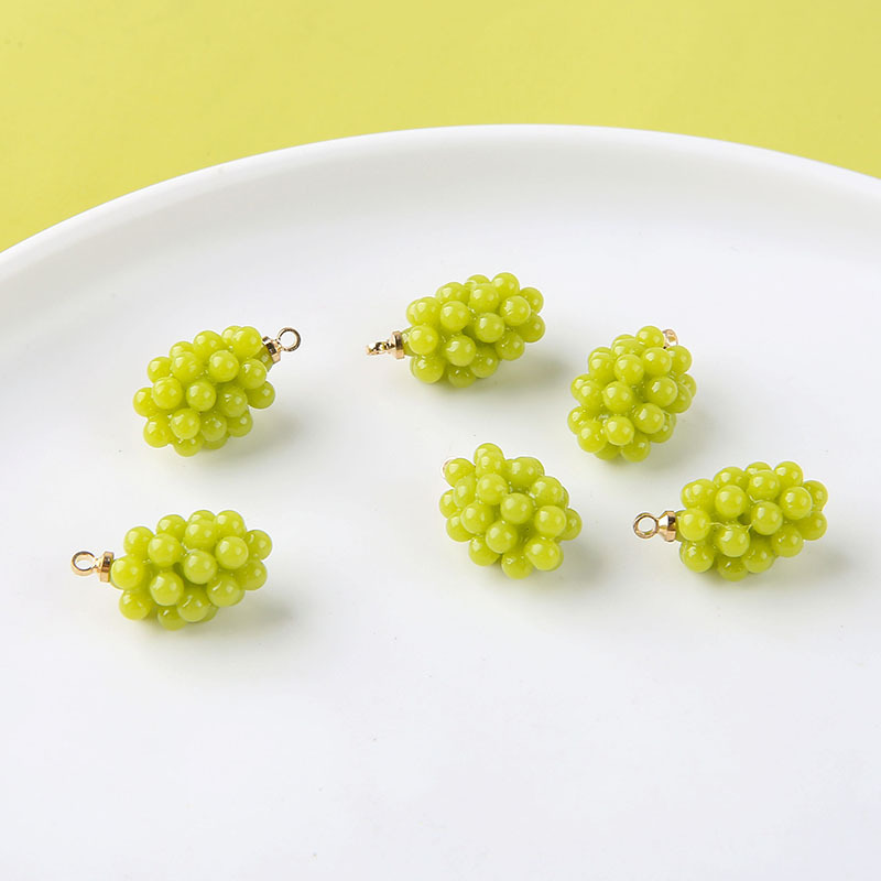 6pcs Cute Little Grapes Resin  - Resin Art Diy Kit 评论和价格