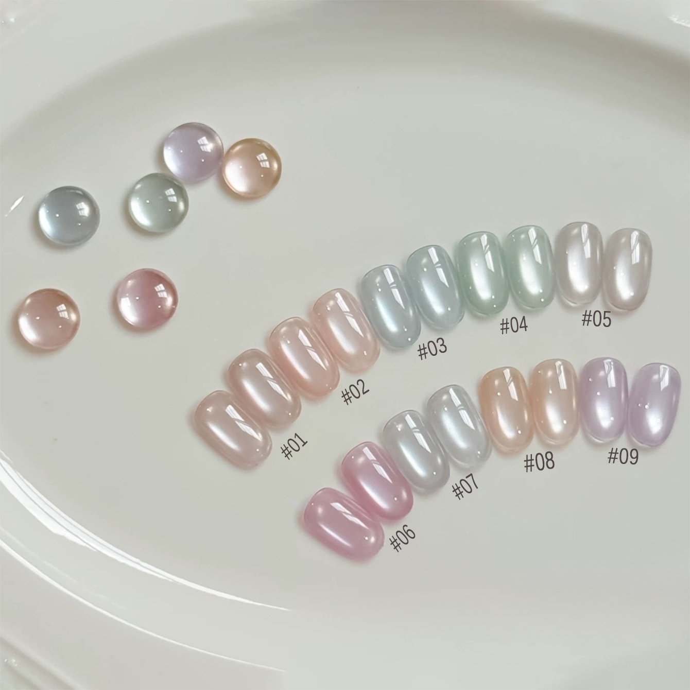 MIANEL 10ML Milk Cream Plain W - Glitter Powder Resin 评论和价格