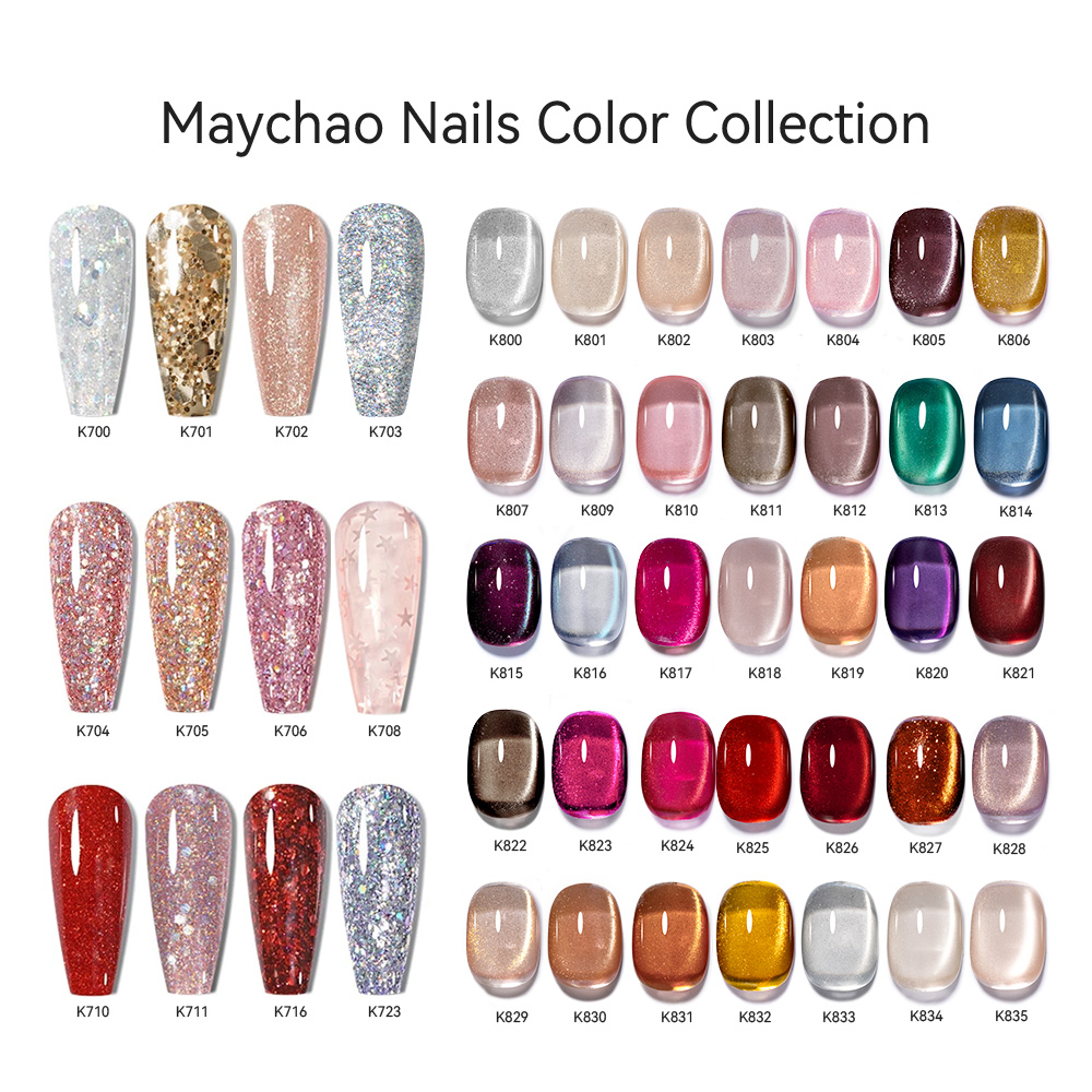MAYCHAO Cat Eye Magnetic Gel N - Glitter Powder Resin 评论和价格