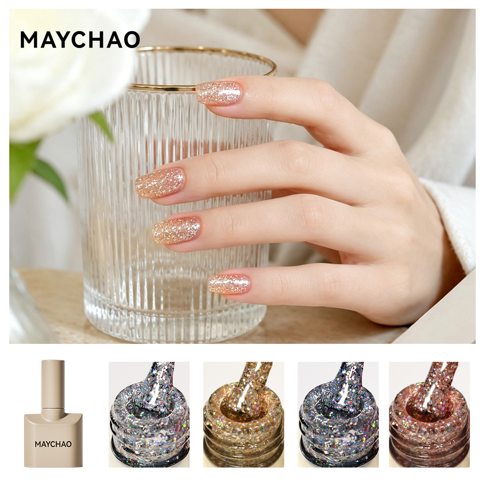 MAYCHAO Cat Eye Magnetic Gel N - Glitter Powder Resin 评论和价格