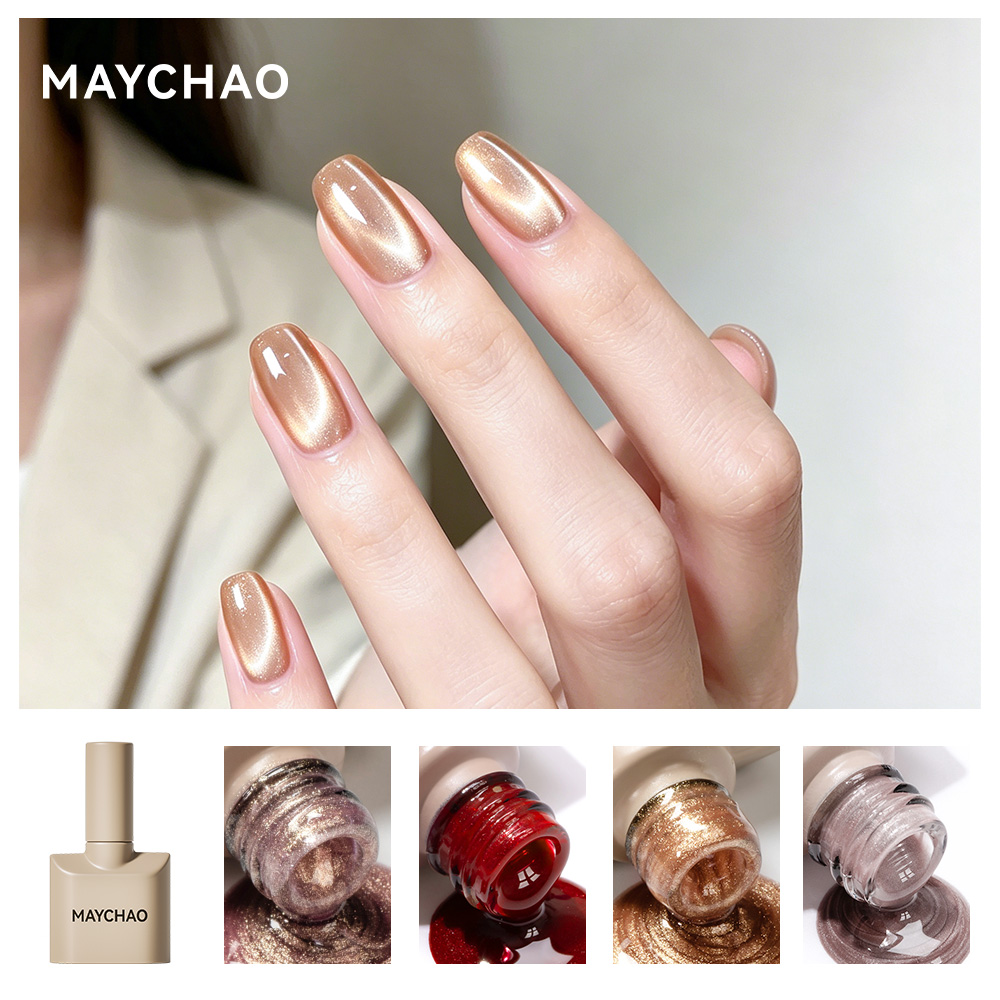 MAYCHAO Cat Eye Magnetic Gel N - Glitter Powder Resin 评论和价格