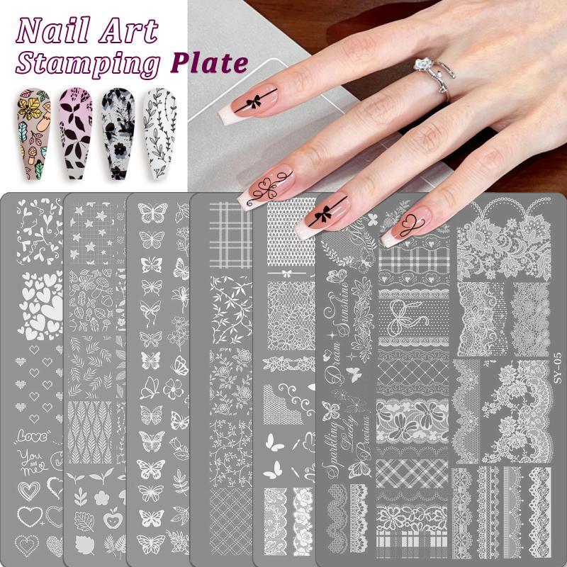 New Reusable Nail Art Transfer - Resin Art Templates Free 评论和价格