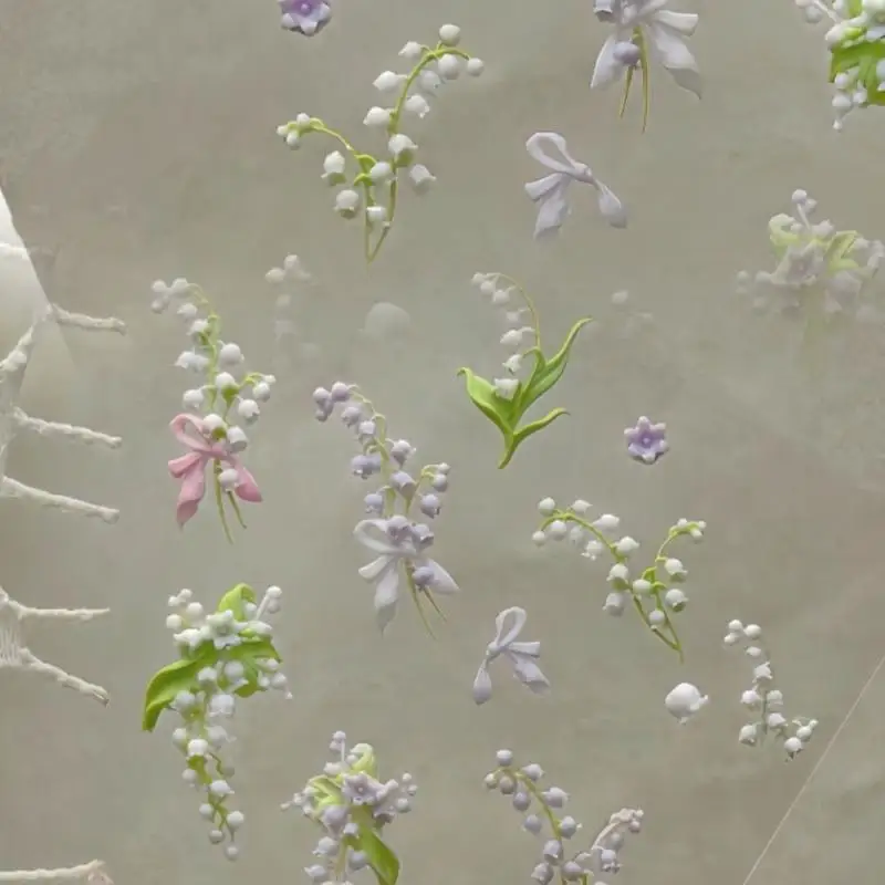 Flowers Series 3D Curved Nail  - Resin Art Templates Free 评论和价格
