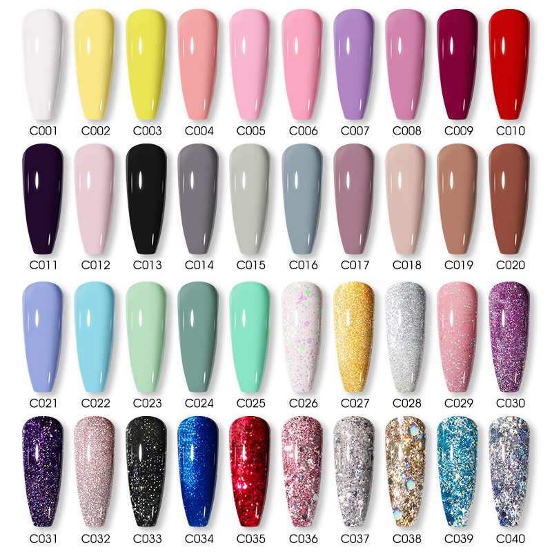 ROSALIND 15ML Glitter Nail Gel - Glitter Powder Resin 评论和价格