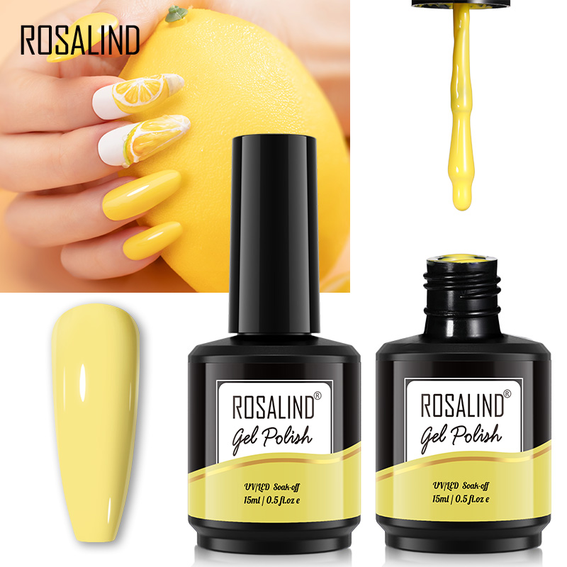 ROSALIND 15ML Glitter Nail Gel - Glitter Powder Resin 评论和价格